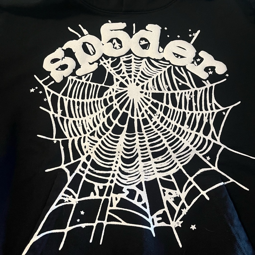 Black Spider Web Kids Shirt